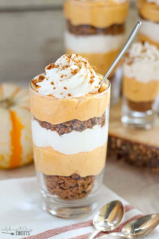 Pumpkin Cream Pie Trifles