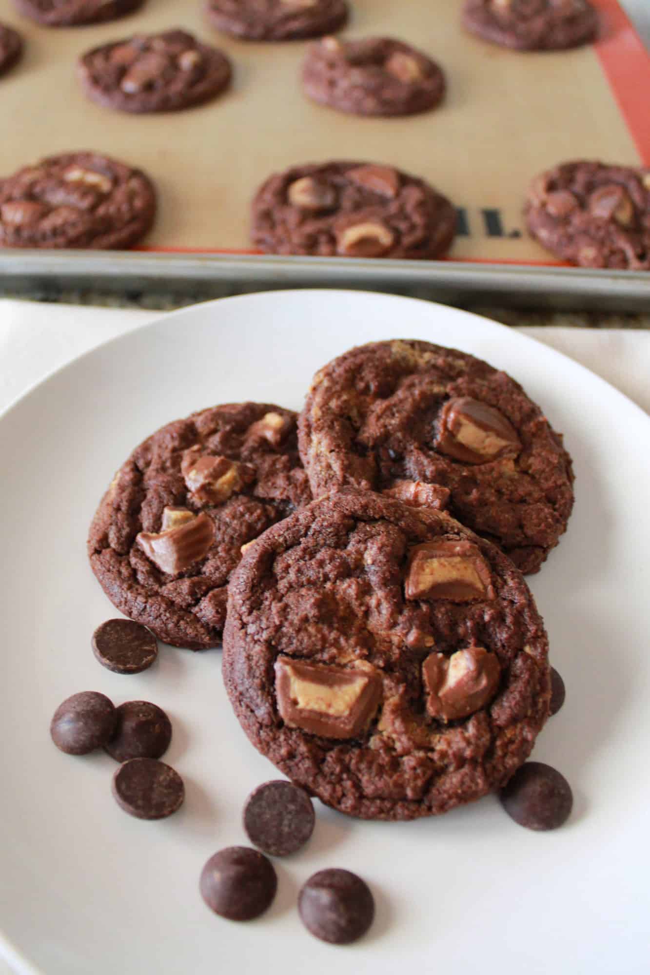 Peanut Butter Cup Cookies - Celebrating Sweets