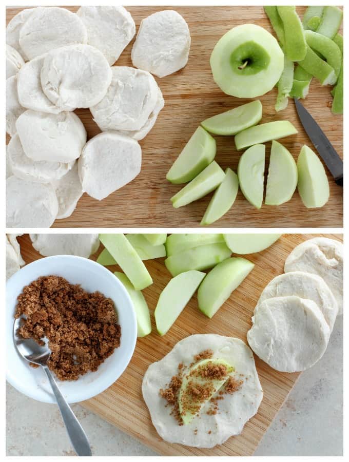 How to make apple dumplings - step by step.