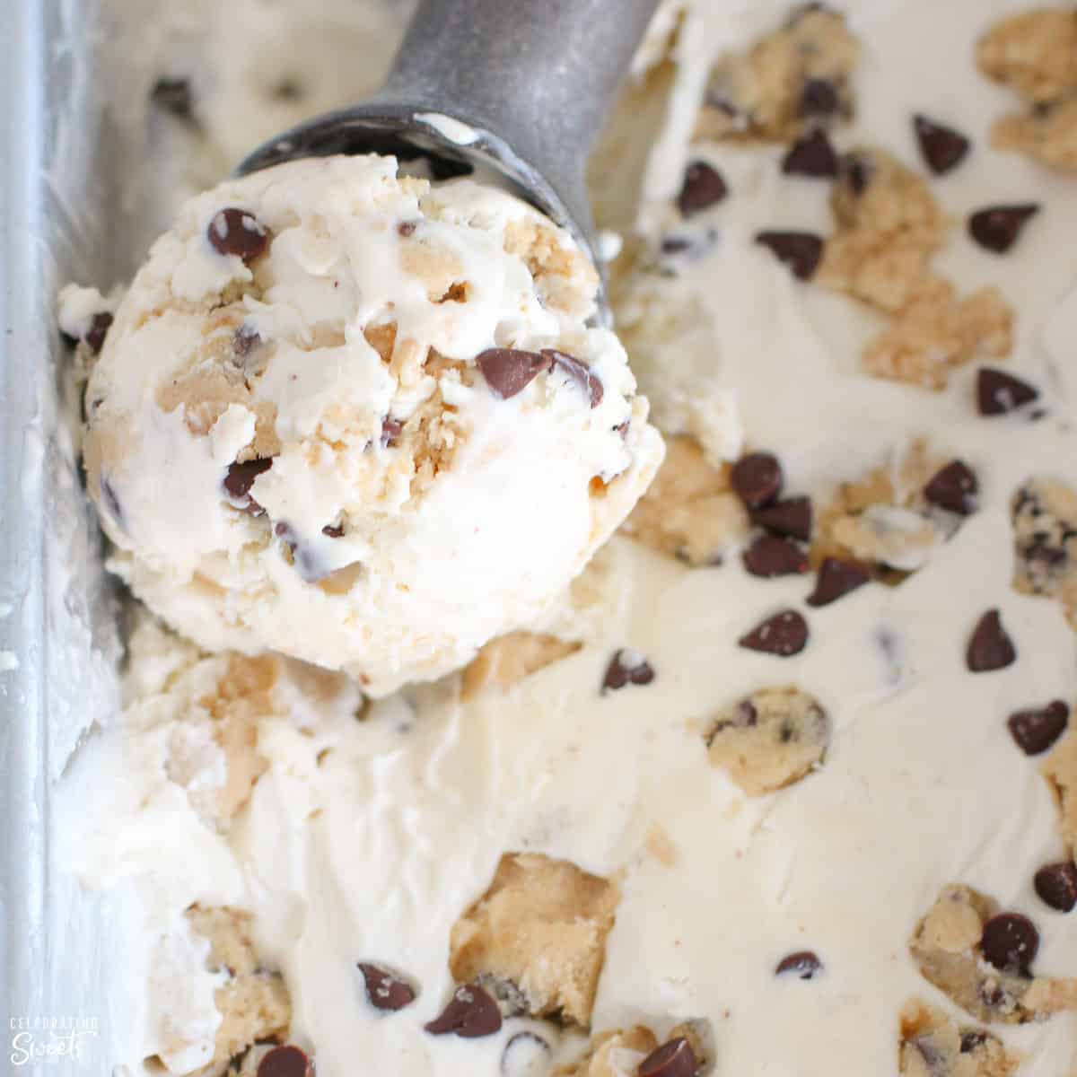 Chocolate Chip Cookie Dough Ice Cream Celebrating Sweets