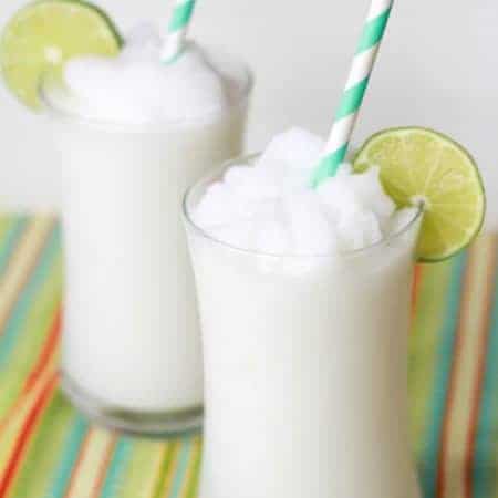 Frozen Coconut Limeade - Celebrating Sweets