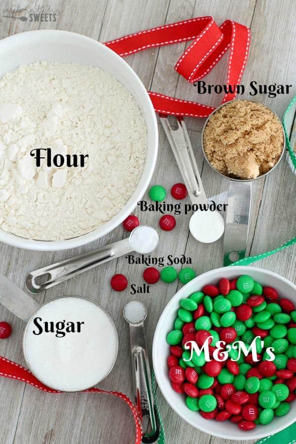 Ingredients Needed to Make Cookie Mix in a Jar