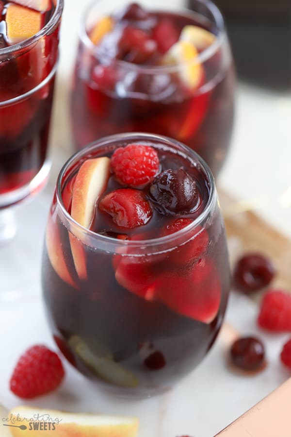 Cherry Red Wine Sangria