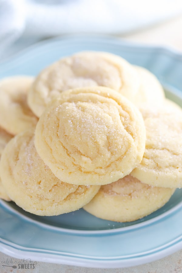 These Easy Sugar Cookies can be made as DROP COOKIES or CUT OUT COOKIES!