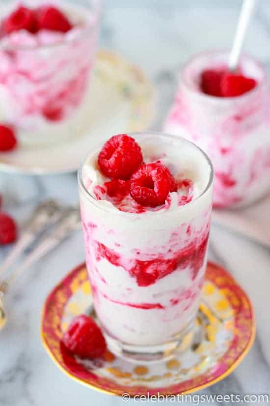 Raspberry Whipped Cream