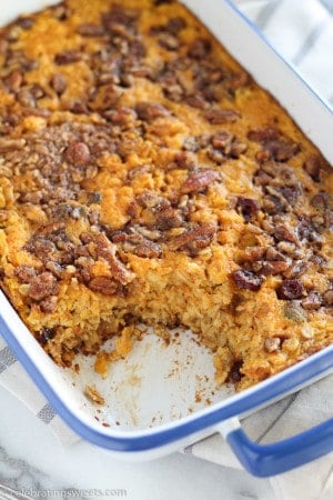 Baked Pumpkin Oatmeal - A warm and comforting make-ahead breakfast