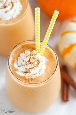 Healthy Pumpkin Smoothie - Celebrating Sweets