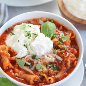 Lasagna Soup