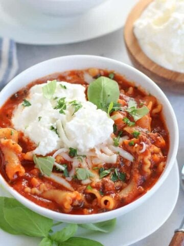 Lasagna Soup