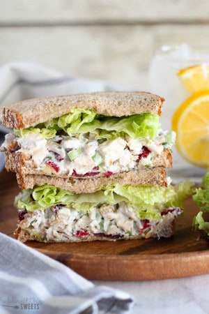 Cranberry Walnut Chicken Salad - Celebrating Sweets