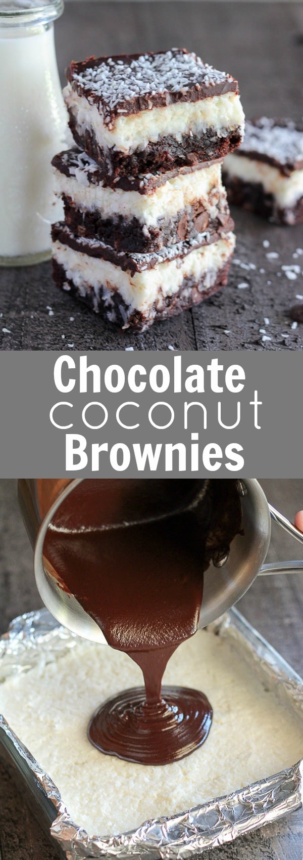 Coconut brownies.