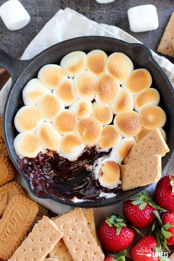 Smores Dip Recipe (Made In the Oven) - Cleverly Simple