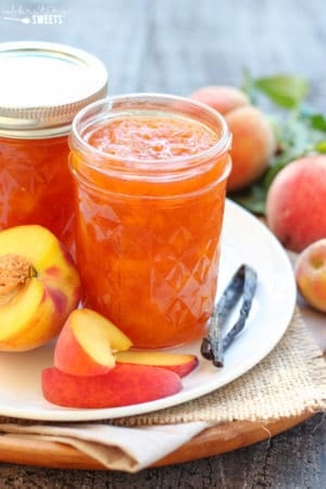 Easy Peach Jam - Celebrating Sweets