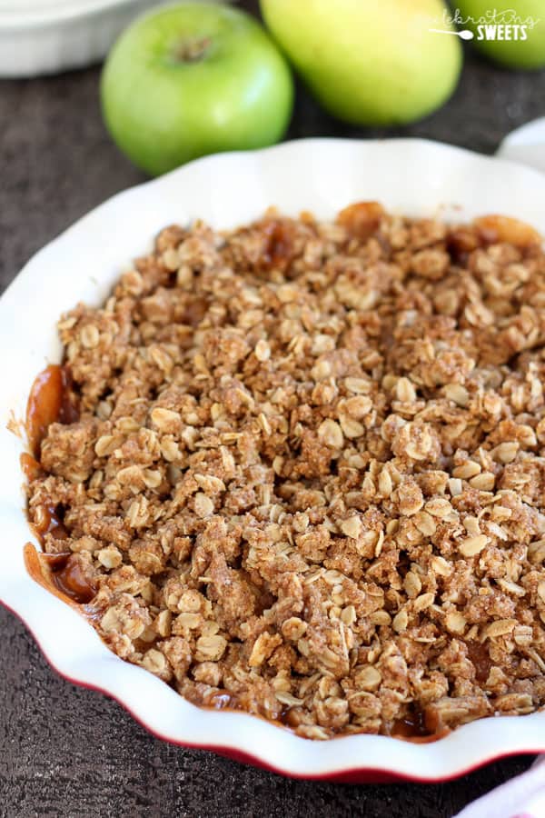 Apple Pear Crisp - Celebrating Sweets