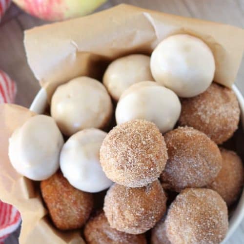 Baked Apple Cider Donut Holes