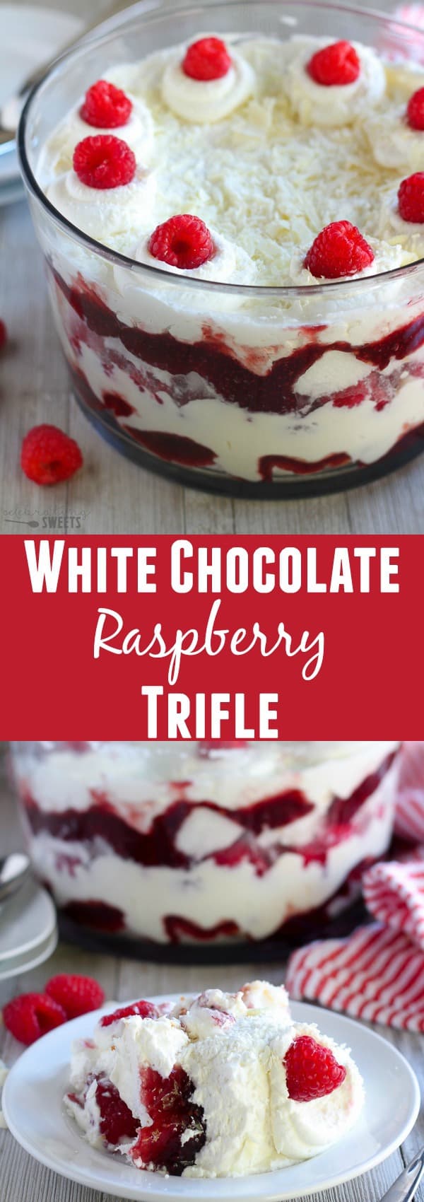 White Chocolate Raspberry Trifle