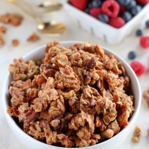 Bowl of granola.