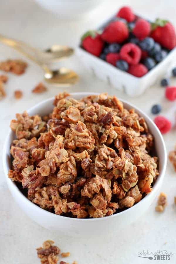 Bowl of granola.