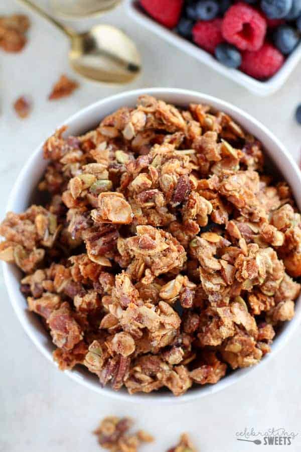 Paleo Granola Recipe Celebrating Sweets