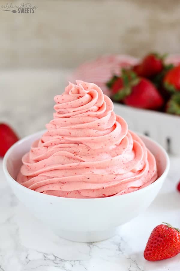 Strawberry Buttercream - Celebrating Sweets