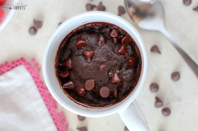 Brownie in a Mug - Celebrating Sweets