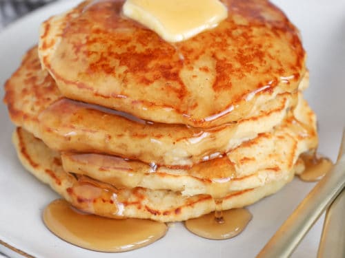 Toasted Oatmeal Pancakes
