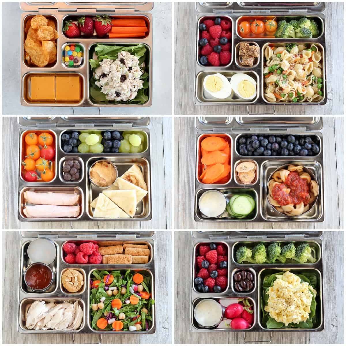 Six Easy Bento Box Lunch Ideas - Six Combos To Make For Busy Moms