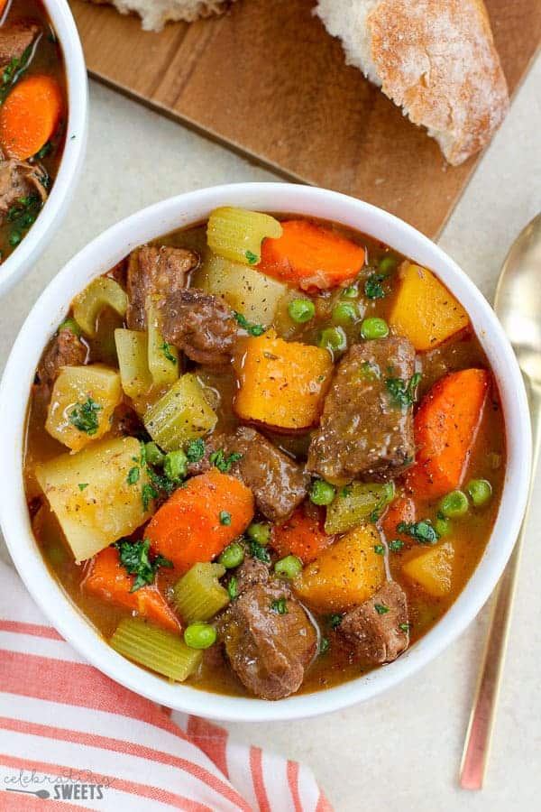 Beef Stew Recipe - Celebrating Sweets