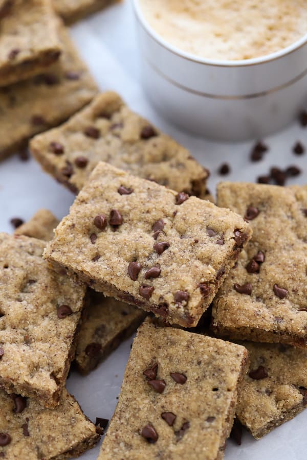 Espresso shortbread cookies