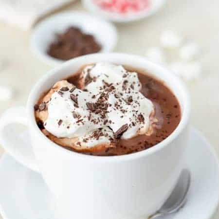 Homemade Hot Chocolate - Celebrating Sweets