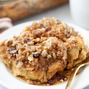 Cranberry French Toast Casserole