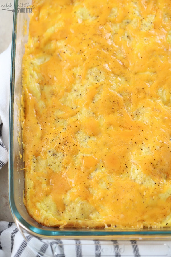 Egg Casserole - Celebrating Sweets