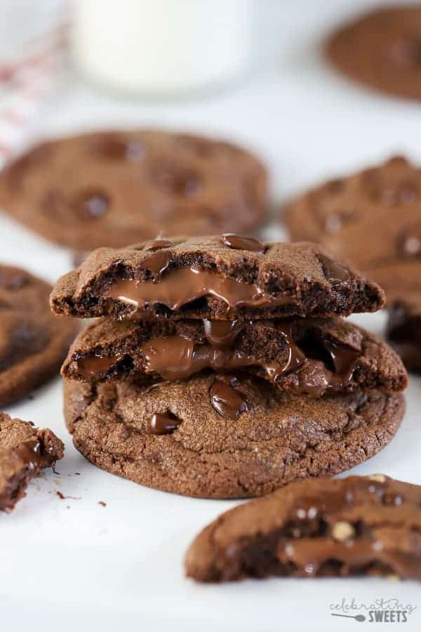 Nutella Stuffed Cookies Celebrating Sweets