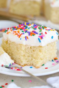 Vanilla Cake Recipe - Celebrating Sweets