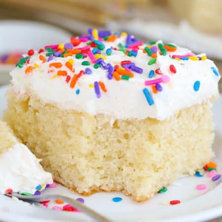 Vanilla Cake Recipe - Celebrating Sweets