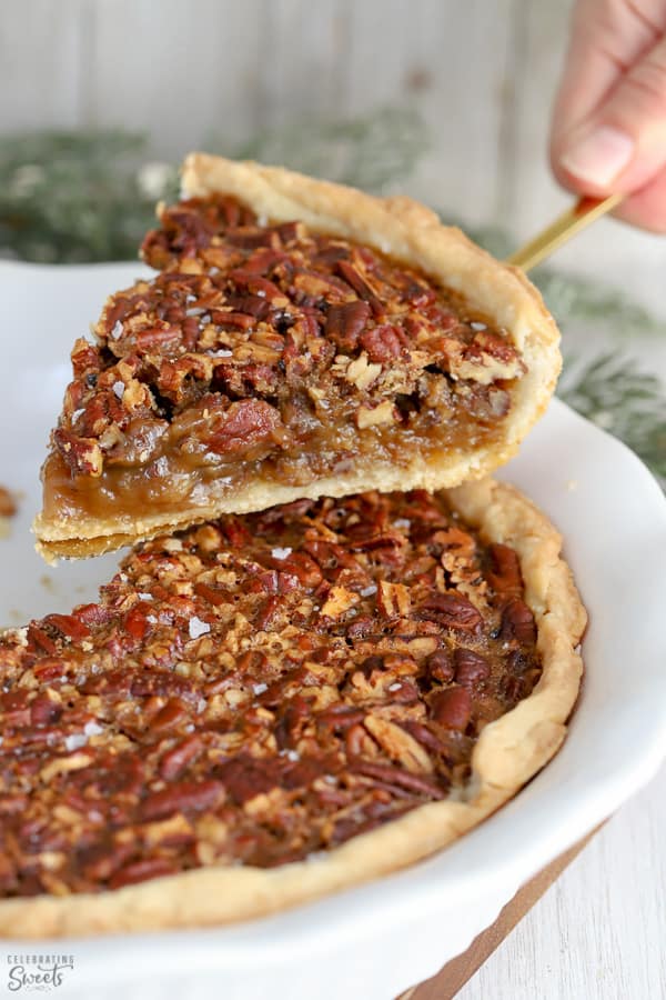 Slice of Pecan Pie. 