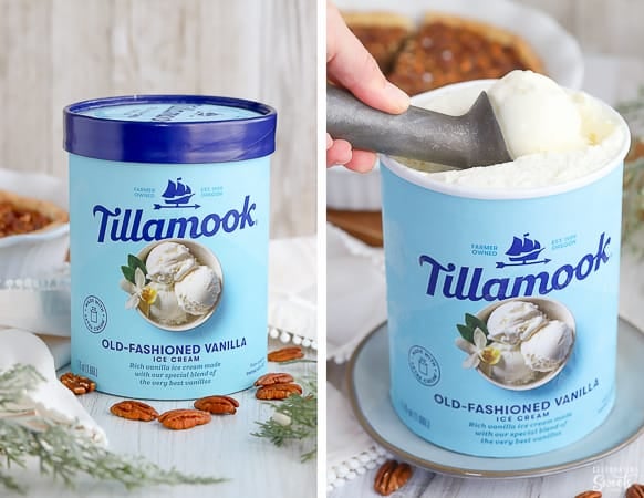 Tillamook Vanilla Ice Cream.