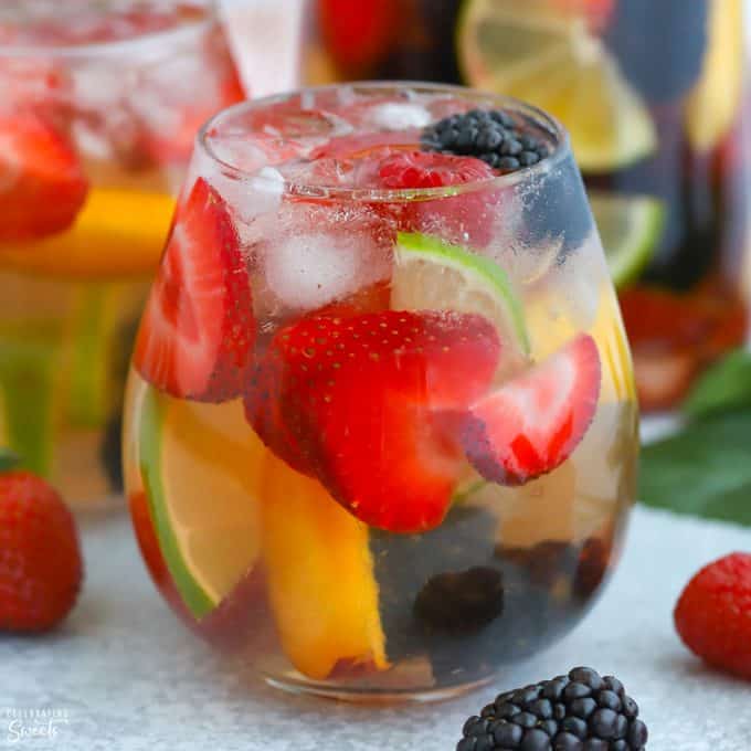 White Sangria Recipe Celebrating Sweets