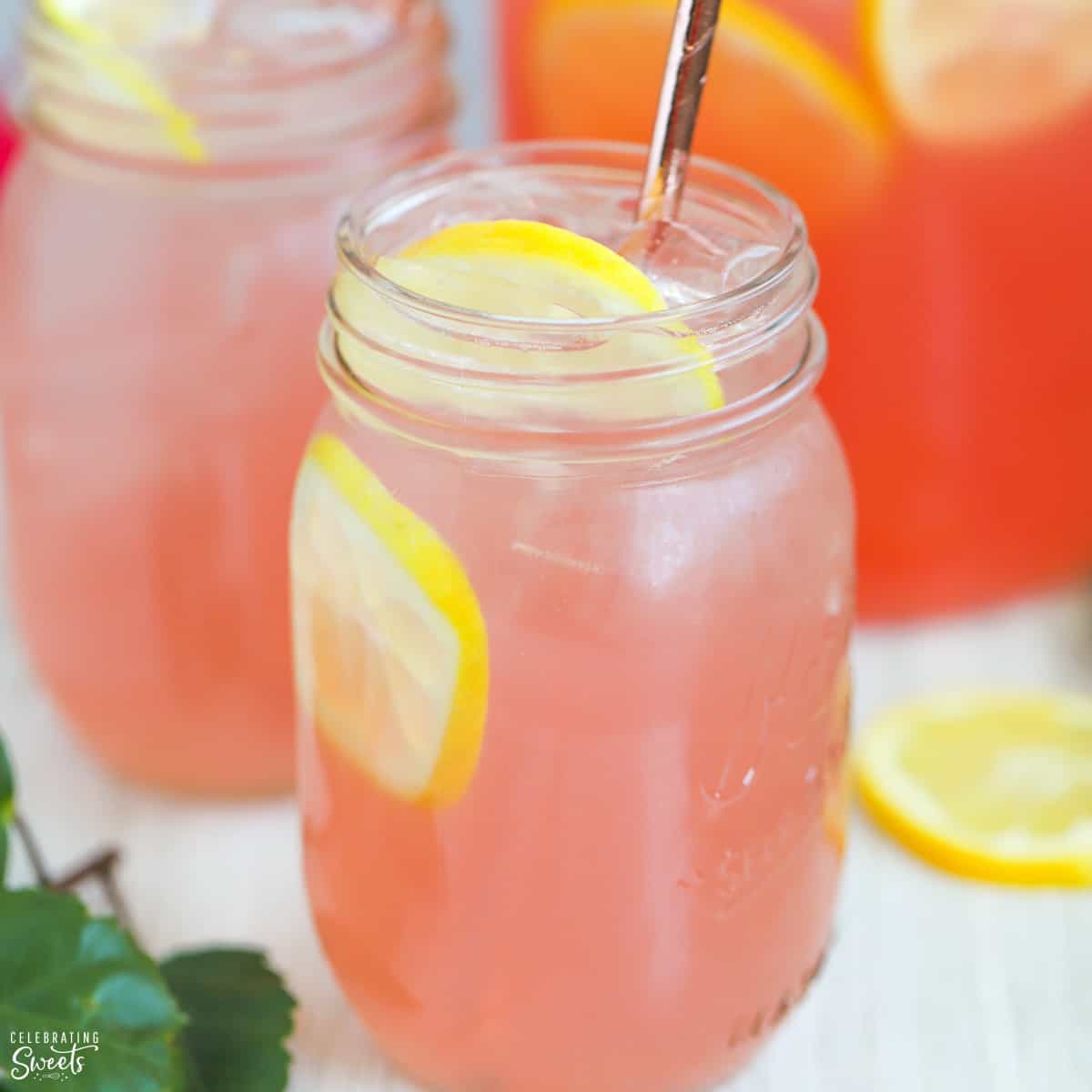 Pink Lemonade Vodka Slushy {Easy Summer Drink}