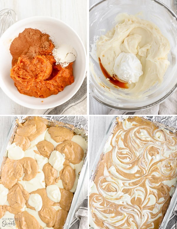 Pumpkin cheesecake batter 
