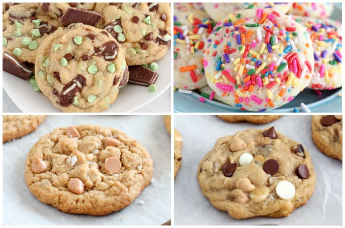 Collage of cookies