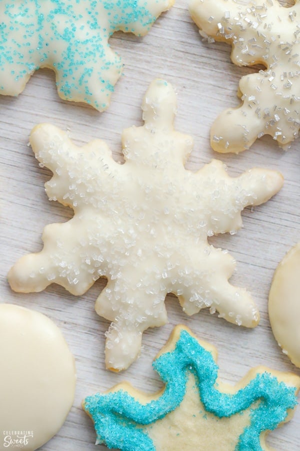 Snowflake sugar cookies