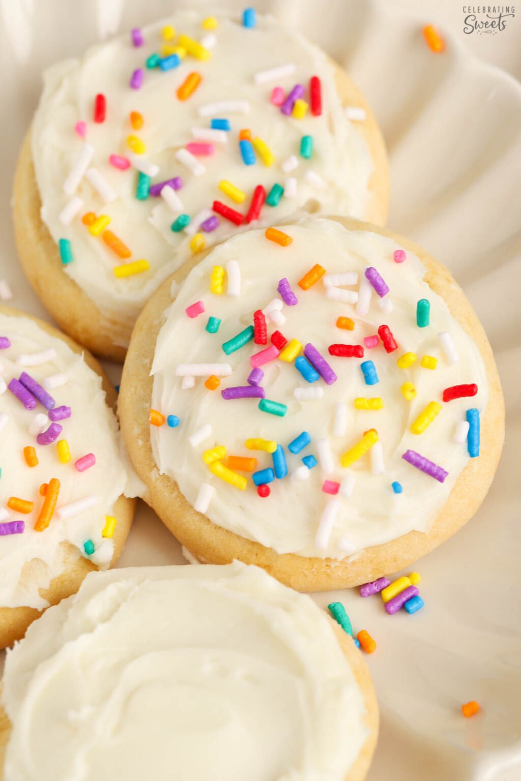 Sugar Cookie Frosting (the BEST flavor) - Celebrating Sweets