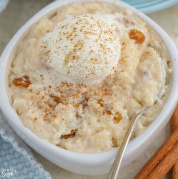 Creamy Rice Pudding (So Easy!) - Celebrating Sweets