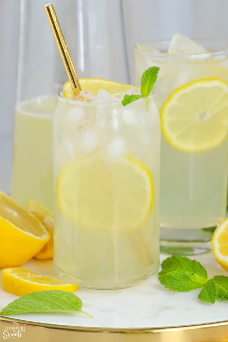 Easy Homemade Lemonade - Celebrating Sweets