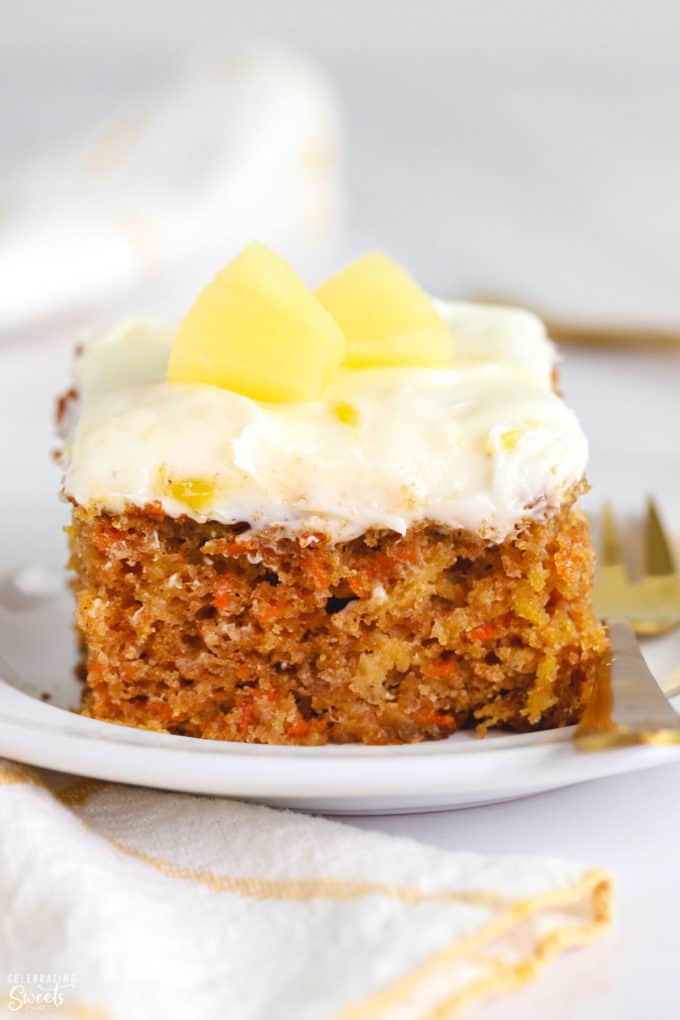 Pineapple Carrot Cake - Celebrating Sweets