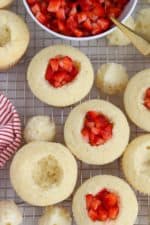 Strawberry Shortcake Cupcakes - Celebrating Sweets