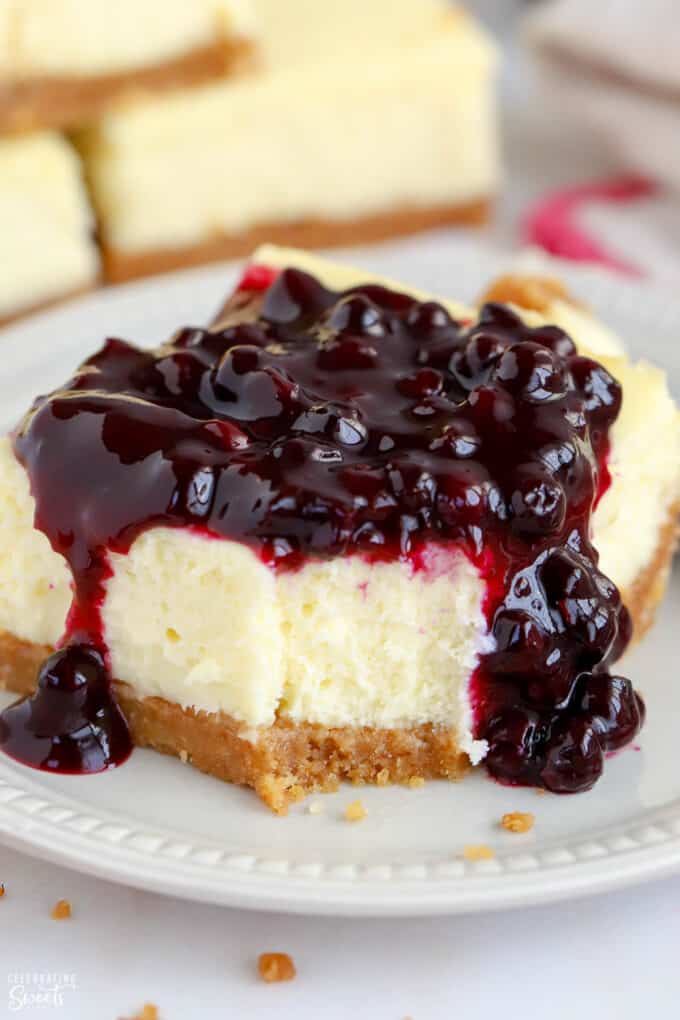 Cheesecake Bars - Celebrating Sweets