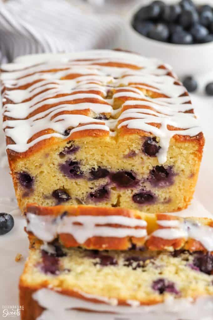 Blueberry Bread (quick & easy) - Celebrating Sweets