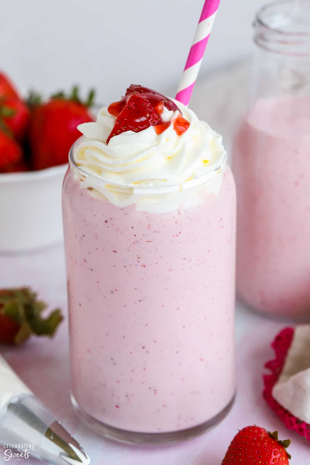 Sugar In A Strawberry Milkshake At Janice Bowen Blog